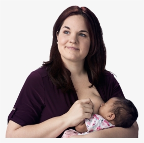 Image Of A Mom Breastfeeding Her Baby - Mother, HD Png Download, Transparent PNG