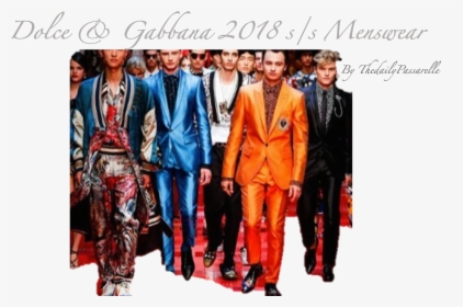 Dolce & Gabbana 2018 S/s Menswear - Dolce & Gabbana, HD Png Download, Transparent PNG