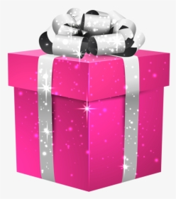 #present #gift #pink #neon #christmas #birthday - Blue Gift Box Png, Transparent Png, Transparent PNG