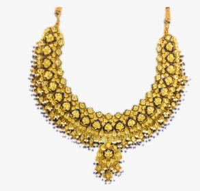 Necklace Bridal Wear Wedding Jewellery Png Transparent - Gold Neck Necklace Designs, Png Download, Transparent PNG