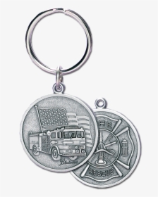 Blackinton J173 2 Sided Round Fire Department Keychain - Keychain, HD Png Download, Transparent PNG