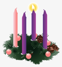 November Park Ridge Community - Three Advent Candles Lit, HD Png Download, Transparent PNG