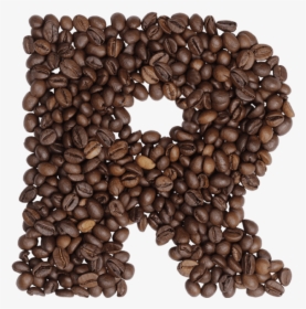 Colombian Coffee Font - Alphabet Coffee Bean Typography, HD Png Download, Transparent PNG