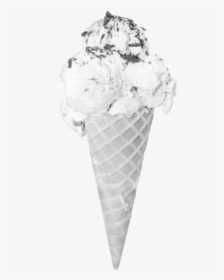 Vanilla Ice Cream Waffle Cone, HD Png Download, Transparent PNG