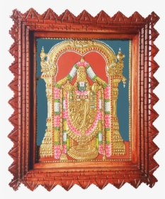 Balaji 24 Carat Gold Antique Finish Traditional Tanjore - Thanjavur Painting, HD Png Download, Transparent PNG