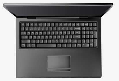 Laptop Keyboard Clipart - Laptop Top View Png, Transparent Png, Transparent PNG