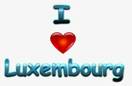 I Love Luxembourg Hd Png - Heart, Transparent Png, Transparent PNG