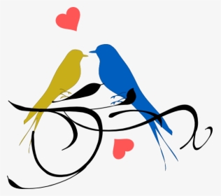 Png Love Birds Hd Clipart , Png Download - Wedding Love Birds Png, Transparent Png, Transparent PNG