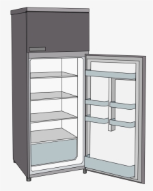 Refrigerator Fridge Cooling Vector Graphic Pixabay - Open Refrigerator Clipart, HD Png Download, Transparent PNG