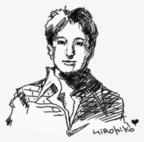 Hirohiko Araki Draws Himself, HD Png Download, Transparent PNG