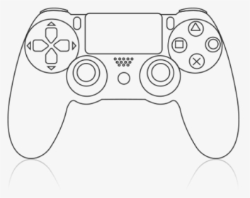 Simple Ps4 Controller Drawing, HD Png Download, Transparent PNG