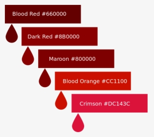 Blood Shades Of Red, HD Png Download, Transparent PNG