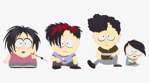 Alter Egos Goth Kids Gap Clothes - South Park Goth Kids, HD Png Download, Transparent PNG