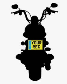 Enter Your Reg - Back Of A Motorbike, HD Png Download, Transparent PNG