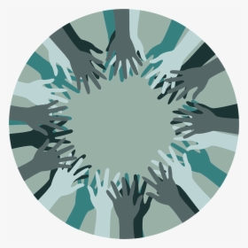 Circle Of Hands In - Let's Make A Difference Together, HD Png Download, Transparent PNG