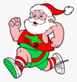 Jingle Bell Jog - Santa Claus Running, HD Png Download, Transparent PNG
