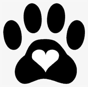 Pet Friendly Apartment Homes - Dog Paw Print With Heart, HD Png Download, Transparent PNG