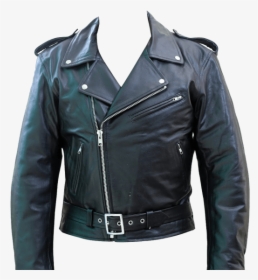Clipart Coat Leather Jacket - Leather Jacket, HD Png Download, Transparent PNG
