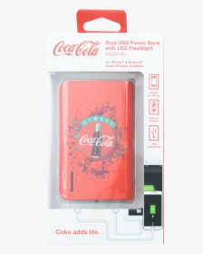 Coca Cola Always Dual Power Bank   Title Coca Cola - Coca Cola Power Bank, HD Png Download, Transparent PNG