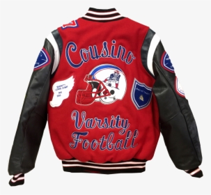 Cousino Footballhelmetfootbal Back 1 - Varsity Jacket Back Design, HD Png Download, Transparent PNG