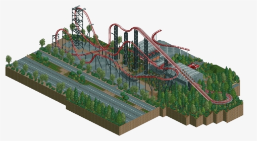 Rct2 Six Flags Magic Mountain X2, HD Png Download, Transparent PNG