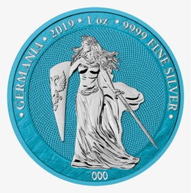 Germania 2019 Silver Coin Averse - Germania Silver Coin 2019, HD Png Download, Transparent PNG