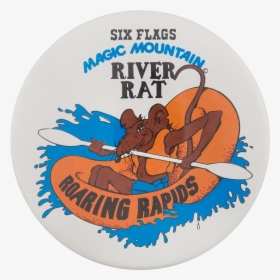 Magic Mountain River Rat Entertainment Button Museum - Circle, HD Png Download, Transparent PNG