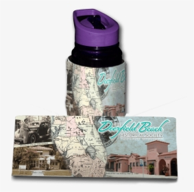 Deerfield Beach Historical Society - Water Bottle, HD Png Download, Transparent PNG
