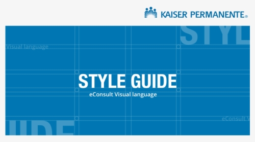 Econsult Style Guide - Kaiser Permanente, HD Png Download, Transparent PNG
