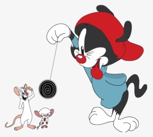 #wakko #pinky #brain #animaniacs - Pinky And The Brain Tf, HD Png Download, Transparent PNG
