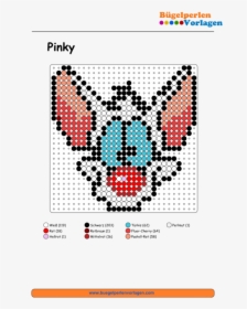 Pinky And The Brain Perler Designs, HD Png Download, Transparent PNG