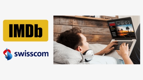 Imdb Logo Png -back To Imdb And Swisscom Logo Image - Watching Streaming, Transparent Png, Transparent PNG
