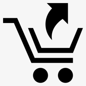 Shopping Cart With An Up Arrow - Icon, HD Png Download, Transparent PNG