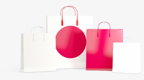 Shopping Bags With Flag - Paper Bag, HD Png Download, Transparent PNG