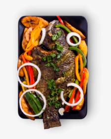 Tilapia Fish With Plantains, HD Png Download, Transparent PNG