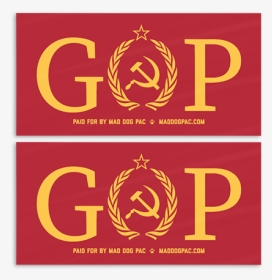 Gop Treason Bumper Sticker Pack - Soviet Union Flag, HD Png Download, Transparent PNG