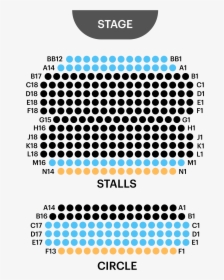 Arts Theatre Seating Plan, HD Png Download, Transparent PNG