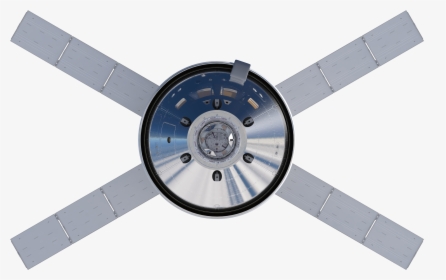 Orthographic View Of Orion Spacecraft, Top With Solar - Orion Spacecraft Solar Panel, HD Png Download, Transparent PNG