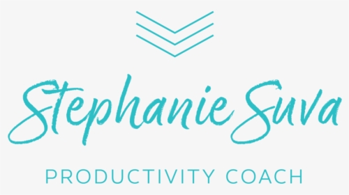 Stephanie Suva Productivity Coach Organizer Logo - Calligraphy, HD Png Download, Transparent PNG
