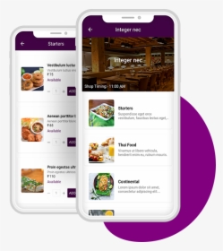 Food Delivery Customer App - Smartphone, HD Png Download, Transparent PNG