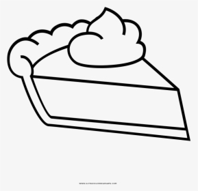 Pie Slice Coloring Page - Slice Of Pie Drawing, HD Png Download, Transparent PNG