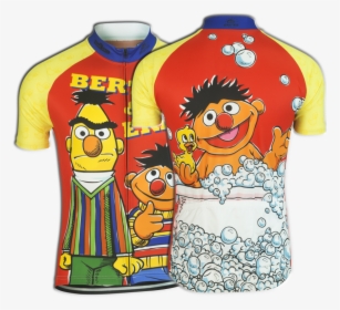 Bert & Ernie Cycling Jersey - Sesame Street Ernie Bert Shirt, HD Png Download, Transparent PNG