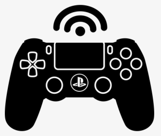Ps4 Wireless Game Control - Ps4 Controller Silhouette, HD Png Download, Transparent PNG