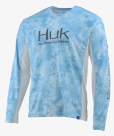 Huk Icon X Camo Long Sleeve Shirt   Class - Long-sleeved T-shirt, HD Png Download, Transparent PNG