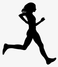 Running Girl Logo Png, Transparent Png, Transparent PNG