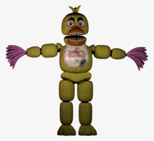 Jolly Wiki - Fnaf Withered Chica Full Body, HD Png Download, Transparent PNG