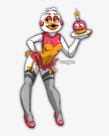 Hot Funtime Chica By Pinkypills - Fnaf Funtime Chica Sexy, HD Png Download, Transparent PNG