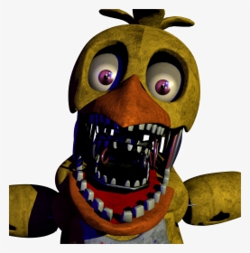 Free Download Fnaf Withered Chica Png Clipart Five - Fnaf 2 Withered Chica Full Body, Transparent Png, Transparent PNG
