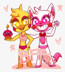 Fnaf Mangle And Chica, HD Png Download, Transparent PNG