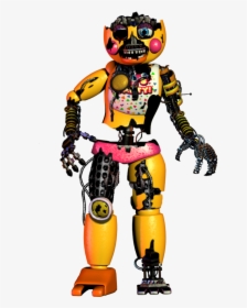 Hey Everyone Midnight Here I Made Scrap Toy Chica, - Fnaf Scrap Toy Chica, HD Png Download, Transparent PNG